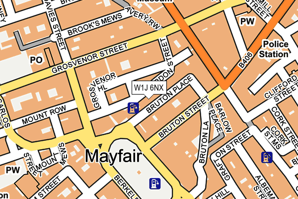 W1J 6NX map - OS OpenMap – Local (Ordnance Survey) W1J 6NX map - OS OpenMap – Local (Ordnance Survey)