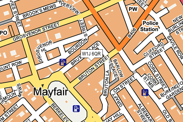 W1J 6QR map - OS OpenMap – Local (Ordnance Survey) W1J 6QR map - OS OpenMap – Local (Ordnance Survey)