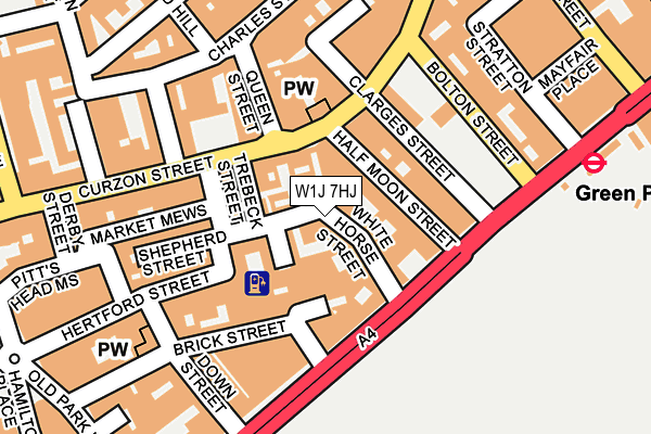 W1J 7HJ map - OS OpenMap – Local (Ordnance Survey) W1J 7HJ map - OS OpenMap – Local (Ordnance Survey)