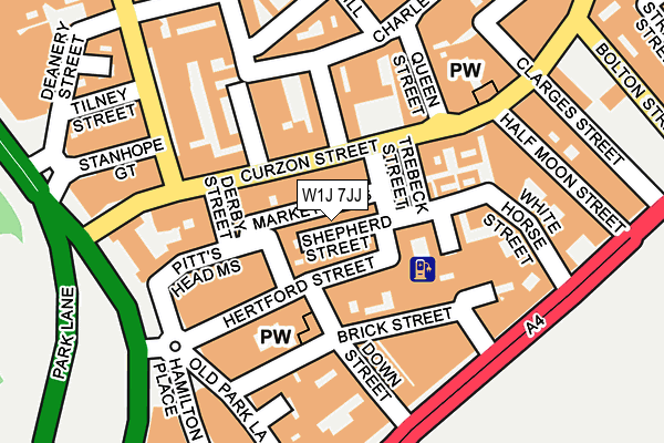 W1J 7JJ map - OS OpenMap – Local (Ordnance Survey) W1J 7JJ map - OS OpenMap – Local (Ordnance Survey)