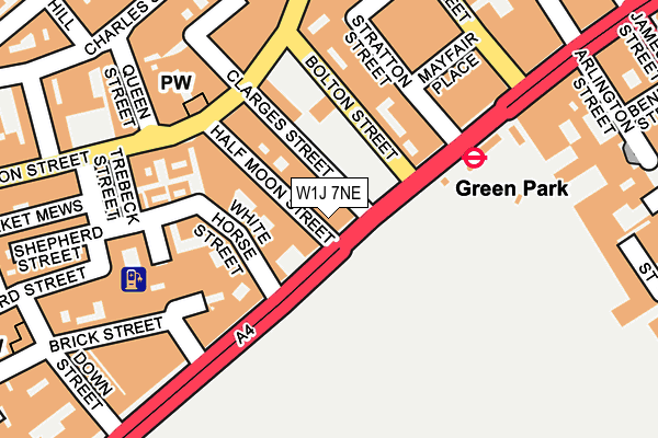 W1J 7NE map - OS OpenMap – Local (Ordnance Survey) W1J 7NE map - OS OpenMap – Local (Ordnance Survey)