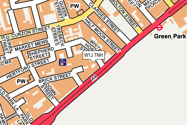 W1J 7NH map - OS OpenMap – Local (Ordnance Survey) W1J 7NH map - OS OpenMap – Local (Ordnance Survey)