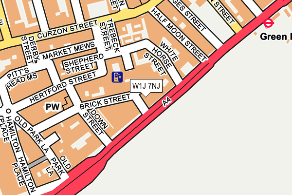 W1J 7NJ map - OS OpenMap – Local (Ordnance Survey) W1J 7NJ map - OS OpenMap – Local (Ordnance Survey)