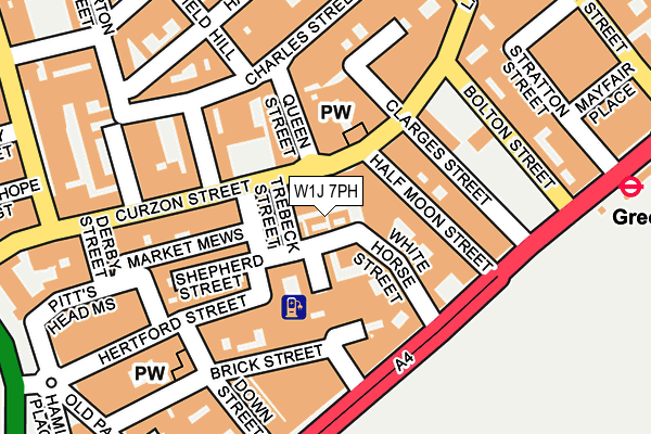 W1J 7PH map - OS OpenMap – Local (Ordnance Survey) W1J 7PH map - OS OpenMap – Local (Ordnance Survey)