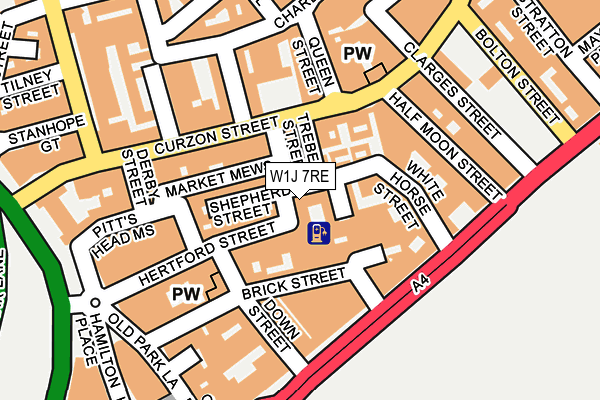 W1J 7RE map - OS OpenMap – Local (Ordnance Survey) W1J 7RE map - OS OpenMap – Local (Ordnance Survey)
