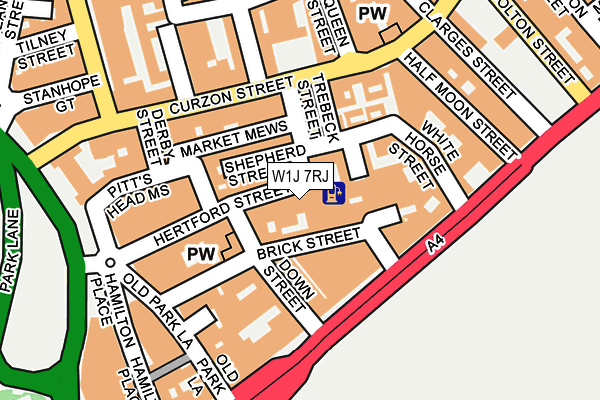 W1J 7RJ map - OS OpenMap – Local (Ordnance Survey) W1J 7RJ map - OS OpenMap – Local (Ordnance Survey)