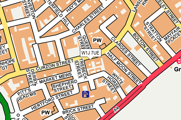 W1J 7UE map - OS OpenMap – Local (Ordnance Survey) W1J 7UE map - OS OpenMap – Local (Ordnance Survey)