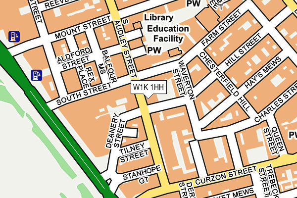 W1K 1HH map - OS OpenMap – Local (Ordnance Survey) W1K 1HH map - OS OpenMap – Local (Ordnance Survey)