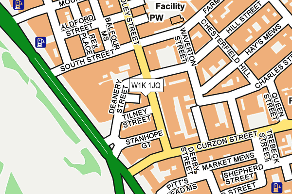 W1K 1JQ map - OS OpenMap – Local (Ordnance Survey) W1K 1JQ map - OS OpenMap – Local (Ordnance Survey)
