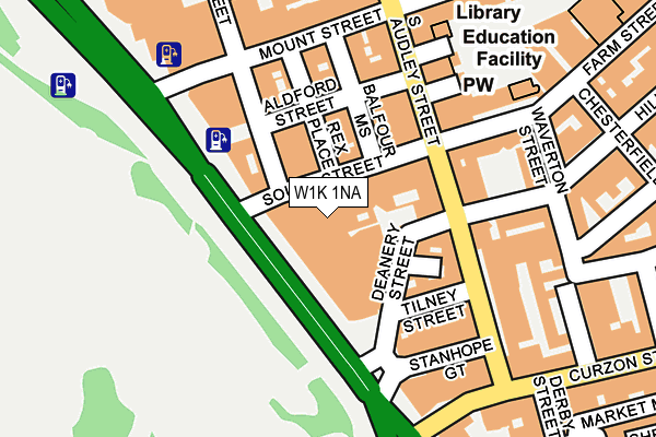 W1K 1NA map - OS OpenMap – Local (Ordnance Survey) W1K 1NA map - OS OpenMap – Local (Ordnance Survey)