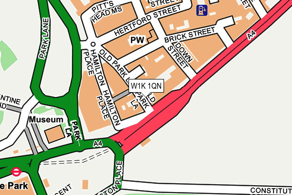 W1K 1QN map - OS OpenMap – Local (Ordnance Survey) W1K 1QN map - OS OpenMap – Local (Ordnance Survey)