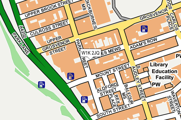 W1K 2JQ map - OS OpenMap – Local (Ordnance Survey) W1K 2JQ map - OS OpenMap – Local (Ordnance Survey)
