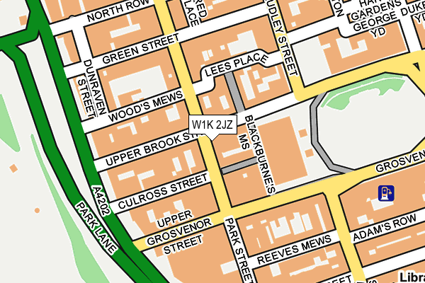 W1K 2JZ map - OS OpenMap – Local (Ordnance Survey) W1K 2JZ map - OS OpenMap – Local (Ordnance Survey)