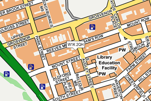 W1K 2QH map - OS OpenMap – Local (Ordnance Survey) W1K 2QH map - OS OpenMap – Local (Ordnance Survey)