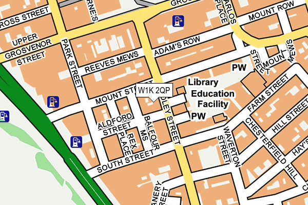 W1K 2QP map - OS OpenMap – Local (Ordnance Survey) W1K 2QP map - OS OpenMap – Local (Ordnance Survey)