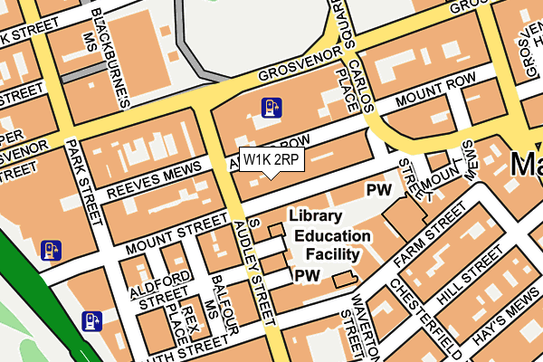 W1K 2RP map - OS OpenMap – Local (Ordnance Survey) W1K 2RP map - OS OpenMap – Local (Ordnance Survey)