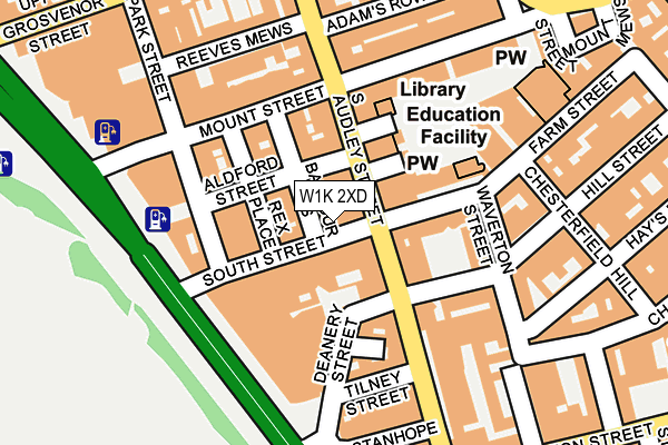 W1K 2XD map - OS OpenMap – Local (Ordnance Survey) W1K 2XD map - OS OpenMap – Local (Ordnance Survey)