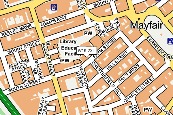 W1K 2XL map - OS OpenMap – Local (Ordnance Survey) W1K 2XL map - OS OpenMap – Local (Ordnance Survey)