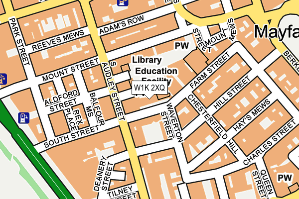W1K 2XQ map - OS OpenMap – Local (Ordnance Survey) W1K 2XQ map - OS OpenMap – Local (Ordnance Survey)