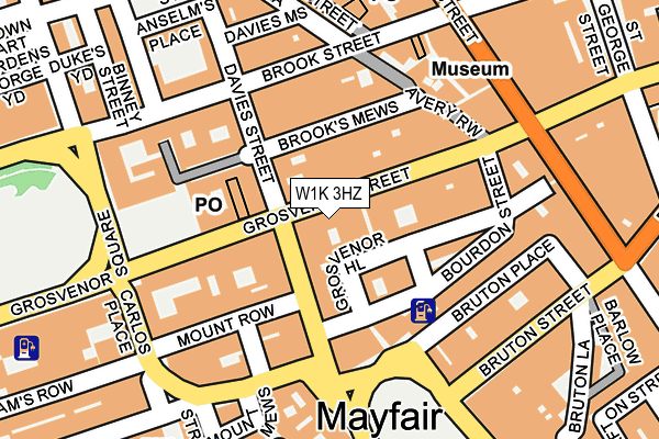 W1K 3HZ map - OS OpenMap – Local (Ordnance Survey) W1K 3HZ map - OS OpenMap – Local (Ordnance Survey)