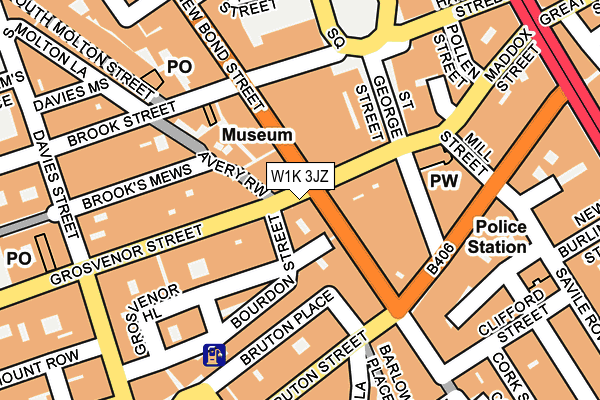 W1K 3JZ map - OS OpenMap – Local (Ordnance Survey) W1K 3JZ map - OS OpenMap – Local (Ordnance Survey)
