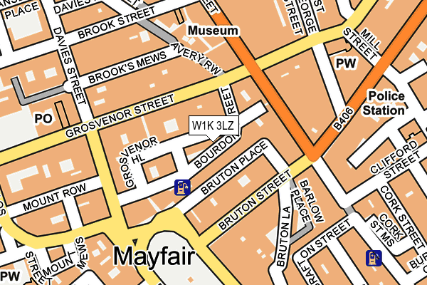 W1K 3LZ map - OS OpenMap – Local (Ordnance Survey) W1K 3LZ map - OS OpenMap – Local (Ordnance Survey)