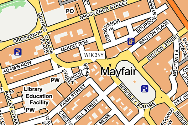 W1K 3NY map - OS OpenMap – Local (Ordnance Survey) W1K 3NY map - OS OpenMap – Local (Ordnance Survey)