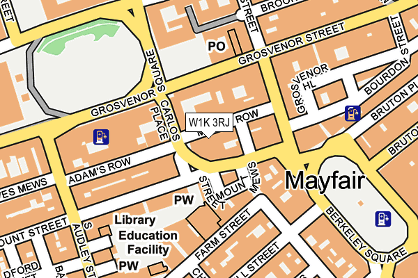W1K 3RJ map - OS OpenMap – Local (Ordnance Survey) W1K 3RJ map - OS OpenMap – Local (Ordnance Survey)