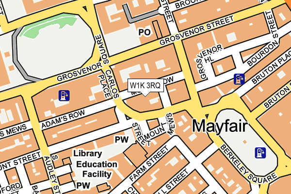 W1K 3RQ map - OS OpenMap – Local (Ordnance Survey) W1K 3RQ map - OS OpenMap – Local (Ordnance Survey)