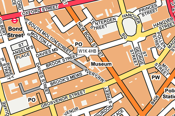 W1K 4HB map - OS OpenMap – Local (Ordnance Survey) W1K 4HB map - OS OpenMap – Local (Ordnance Survey)