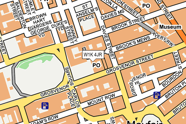 W1K 4JR map - OS OpenMap – Local (Ordnance Survey) W1K 4JR map - OS OpenMap – Local (Ordnance Survey)