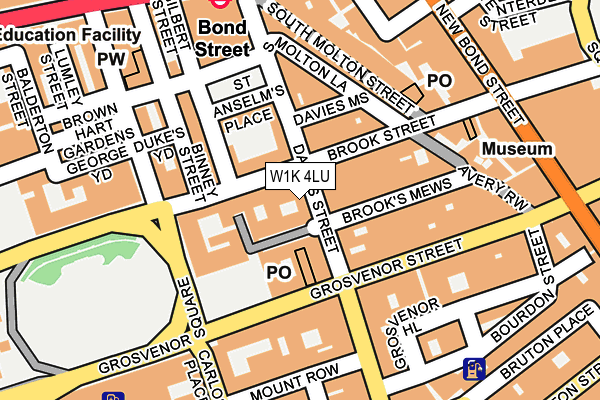 W1K 4LU map - OS OpenMap – Local (Ordnance Survey) W1K 4LU map - OS OpenMap – Local (Ordnance Survey)