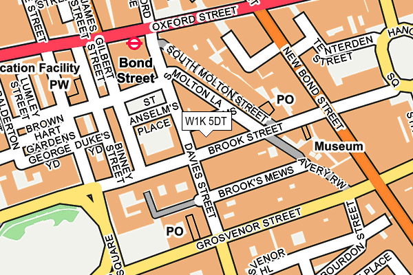 W1K 5DT map - OS OpenMap – Local (Ordnance Survey) W1K 5DT map - OS OpenMap – Local (Ordnance Survey)