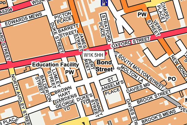 W1K 5HH map - OS OpenMap – Local (Ordnance Survey) W1K 5HH map - OS OpenMap – Local (Ordnance Survey)