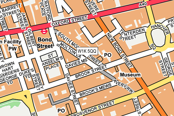 W1K 5QQ map - OS OpenMap – Local (Ordnance Survey) W1K 5QQ map - OS OpenMap – Local (Ordnance Survey)