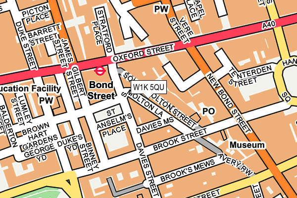 W1K 5QU map - OS OpenMap – Local (Ordnance Survey) W1K 5QU map - OS OpenMap – Local (Ordnance Survey)