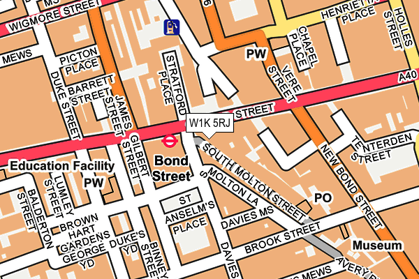 W1K 5RJ map - OS OpenMap – Local (Ordnance Survey) W1K 5RJ map - OS OpenMap – Local (Ordnance Survey)
