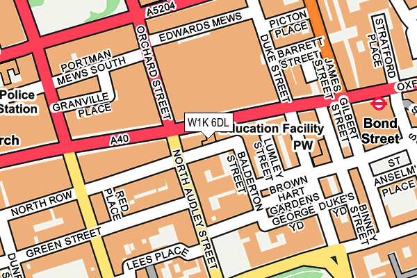 W1K 6DL map - OS OpenMap – Local (Ordnance Survey) W1K 6DL map - OS OpenMap – Local (Ordnance Survey)