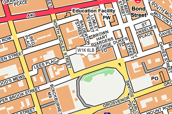W1K 6LB map - OS OpenMap – Local (Ordnance Survey) W1K 6LB map - OS OpenMap – Local (Ordnance Survey)