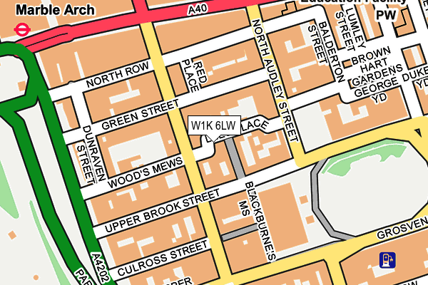 W1K 6LW map - OS OpenMap – Local (Ordnance Survey) W1K 6LW map - OS OpenMap – Local (Ordnance Survey)
