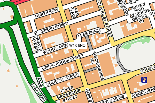W1K 6NQ map - OS OpenMap – Local (Ordnance Survey) W1K 6NQ map - OS OpenMap – Local (Ordnance Survey)