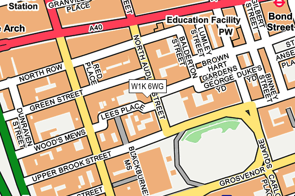 W1K 6WG map - OS OpenMap – Local (Ordnance Survey) W1K 6WG map - OS OpenMap – Local (Ordnance Survey)