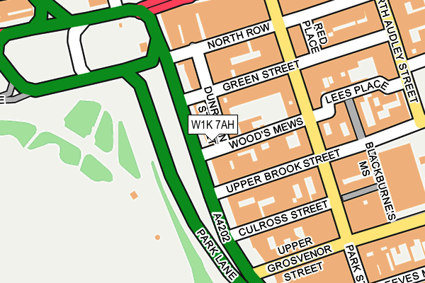 W1K 7AH map - OS OpenMap – Local (Ordnance Survey) W1K 7AH map - OS OpenMap – Local (Ordnance Survey)