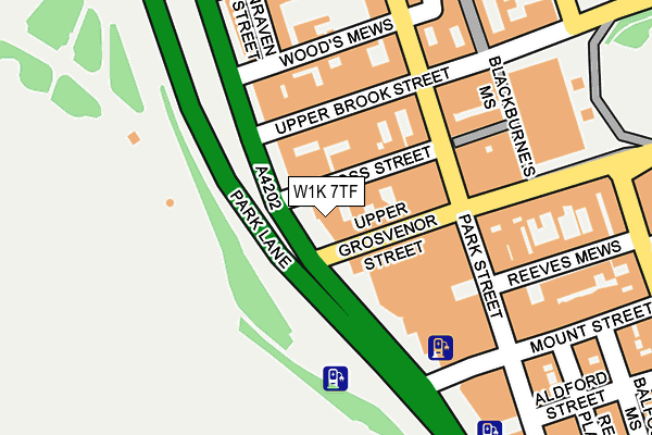 W1K 7TF map - OS OpenMap – Local (Ordnance Survey) W1K 7TF map - OS OpenMap – Local (Ordnance Survey)
