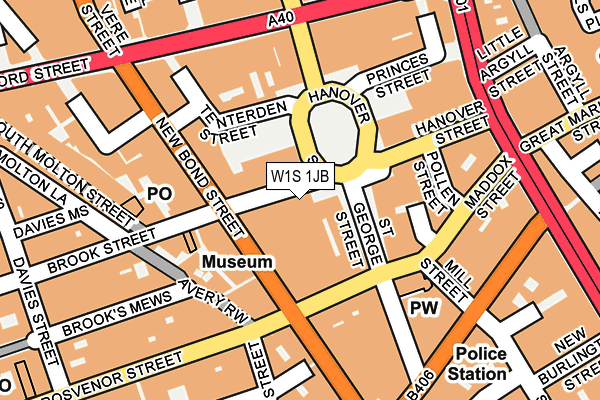 W1S 1JB map - OS OpenMap – Local (Ordnance Survey) W1S 1JB map - OS OpenMap – Local (Ordnance Survey)