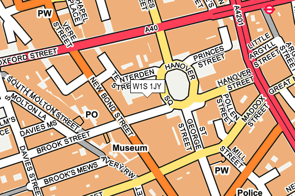 W1S 1JY map - OS OpenMap – Local (Ordnance Survey) W1S 1JY map - OS OpenMap – Local (Ordnance Survey)