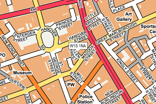 W1S 1NA map - OS OpenMap – Local (Ordnance Survey) W1S 1NA map - OS OpenMap – Local (Ordnance Survey)