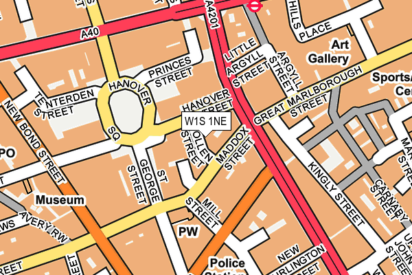 W1S 1NE map - OS OpenMap – Local (Ordnance Survey) W1S 1NE map - OS OpenMap – Local (Ordnance Survey)
