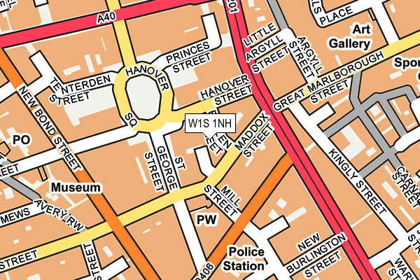 W1S 1NH map - OS OpenMap – Local (Ordnance Survey) W1S 1NH map - OS OpenMap – Local (Ordnance Survey)
