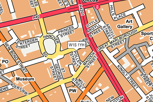 W1S 1YH map - OS OpenMap – Local (Ordnance Survey) W1S 1YH map - OS OpenMap – Local (Ordnance Survey)